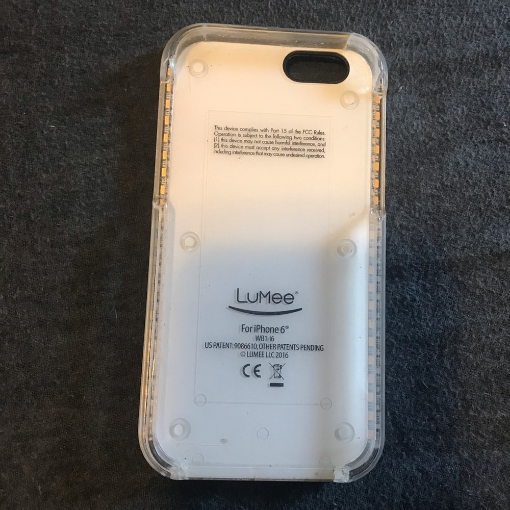 Rechargeable lumee phone case IPhone 6